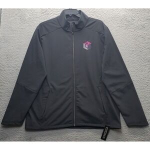OGIO Softshell Jacket Mens 2XL Black‎ Commuter Water Resistant Full Zip OG755